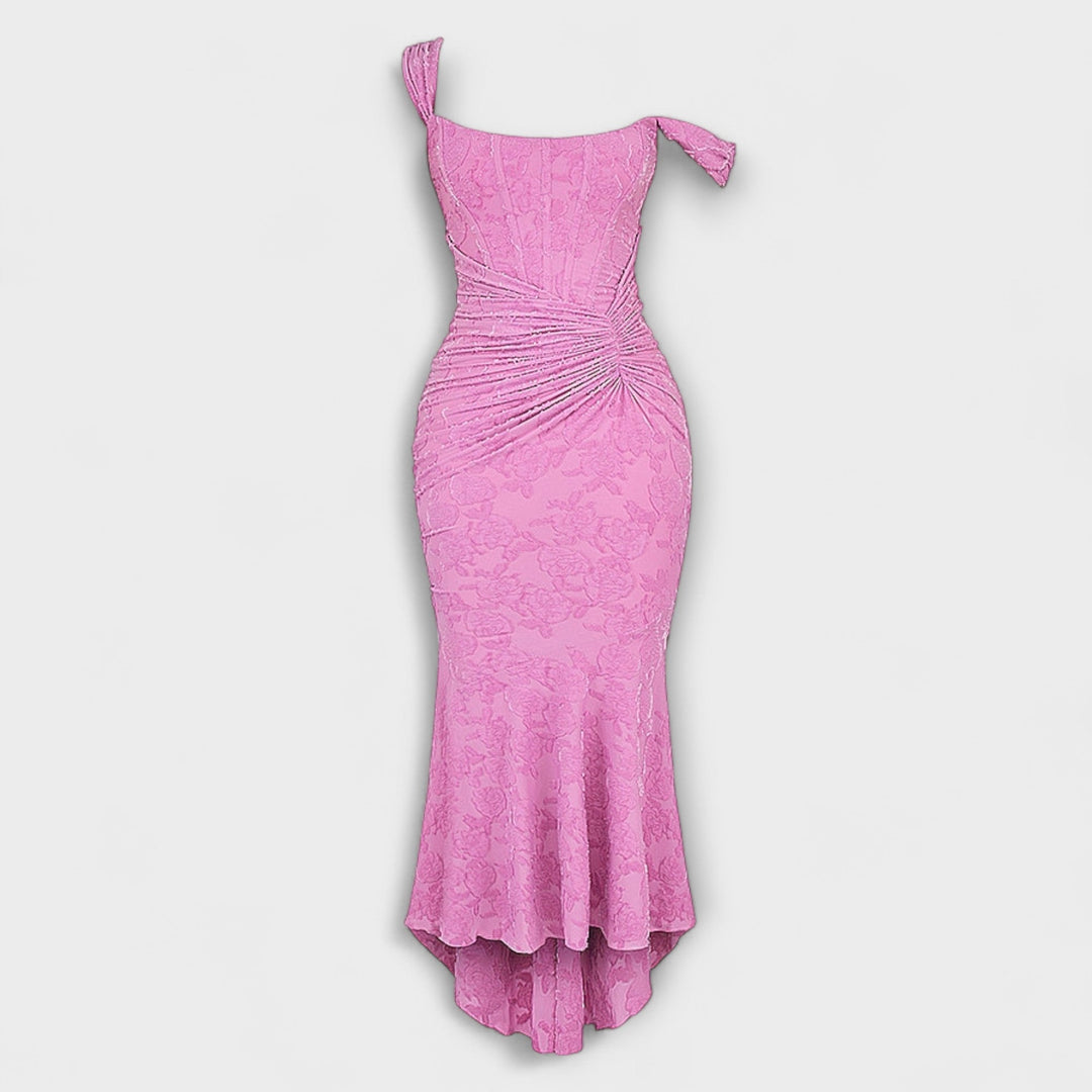 Marini | Abito lungo con corsetto elegante