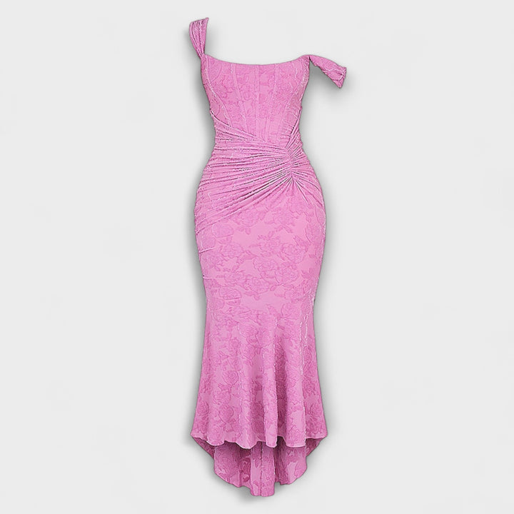 Marini | Abito lungo con corsetto elegante