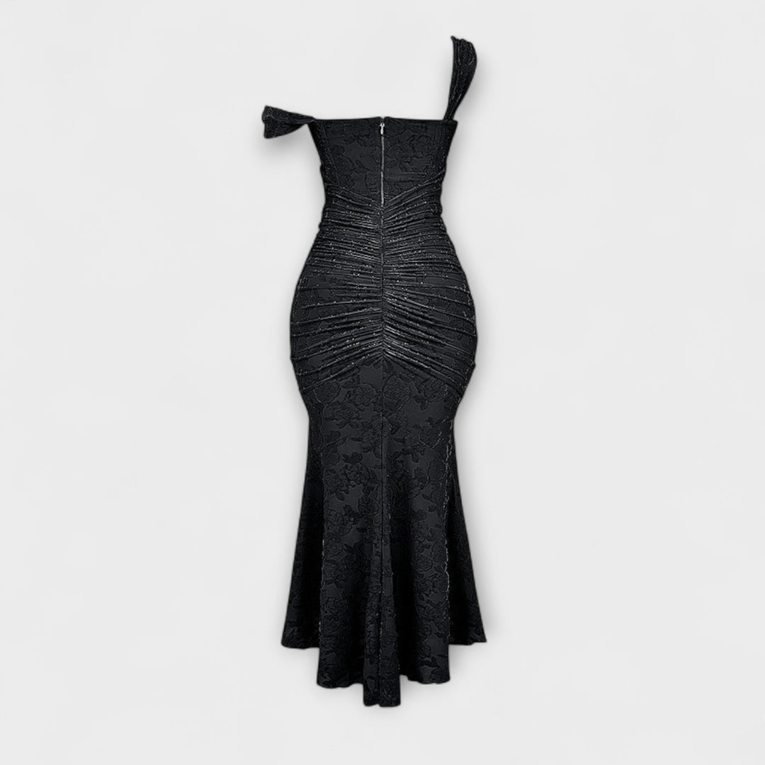 Marini | Abito lungo con corsetto elegante