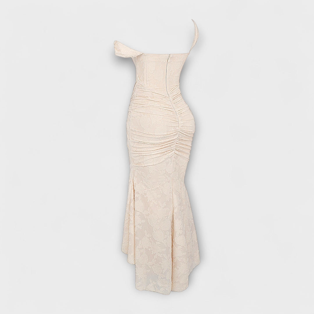 Marini | Abito lungo con corsetto elegante