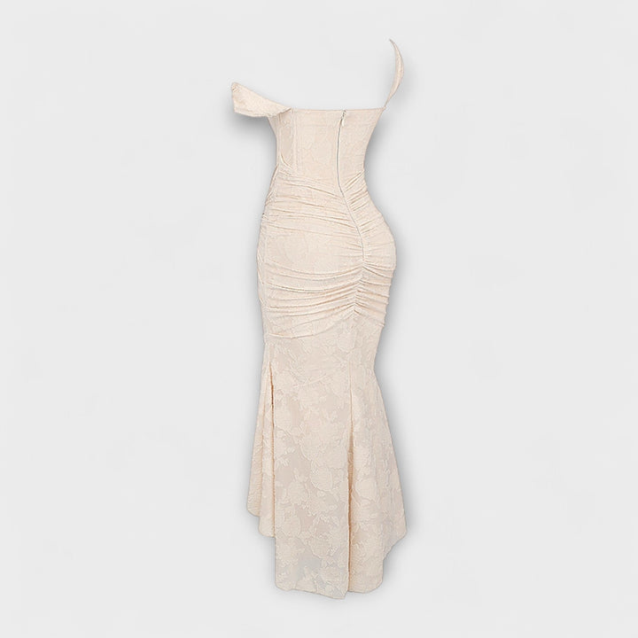 Marini | Abito lungo con corsetto elegante