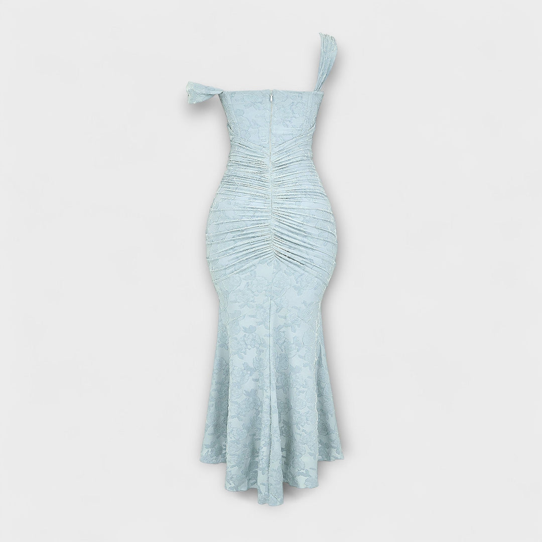 Marini | Abito lungo con corsetto elegante