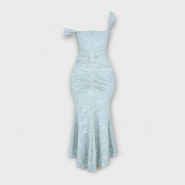 Marini | Abito lungo con corsetto elegante