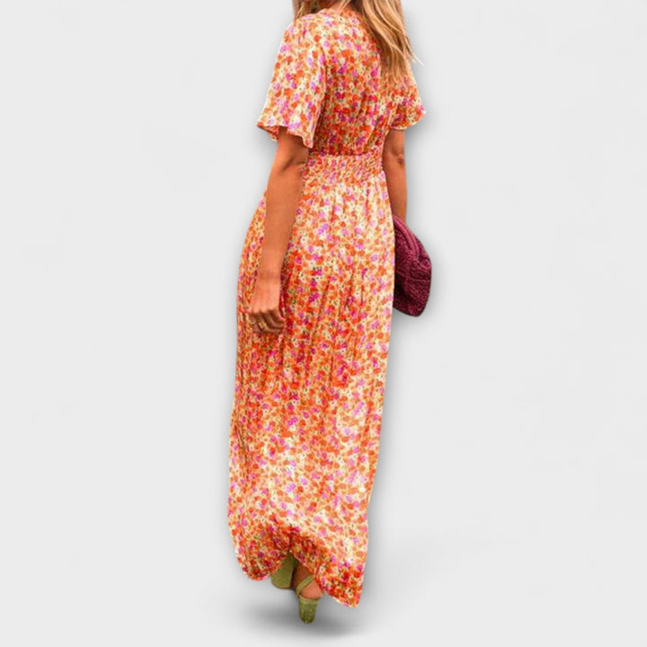Marini | Abito elegante con scollatura a V