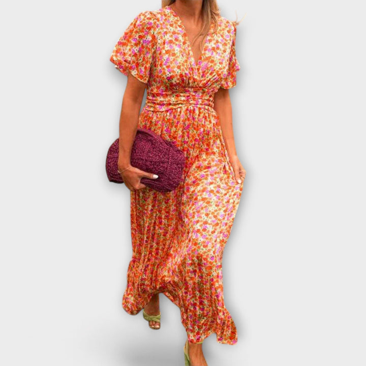 Marini | Abito elegante con scollatura a V