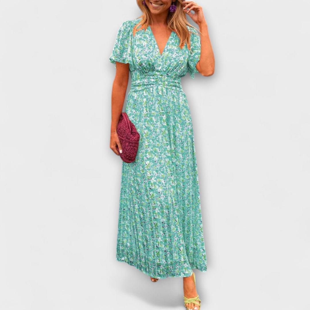 Marini | Abito elegante con scollatura a V