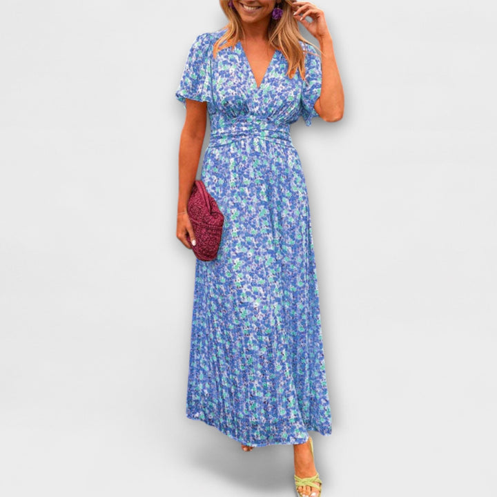 Marini | Abito elegante con scollatura a V