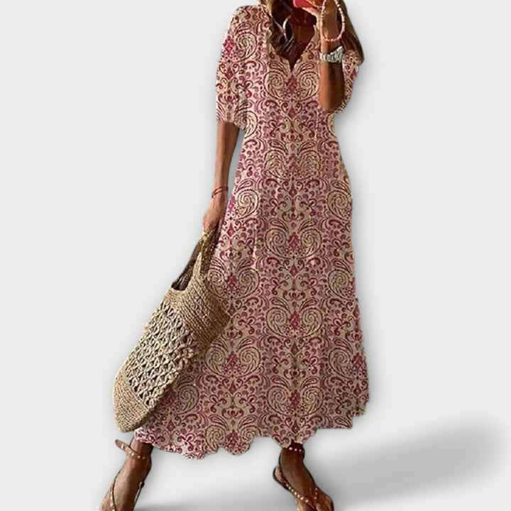 Marini | Vestito maxi bohemien da donna