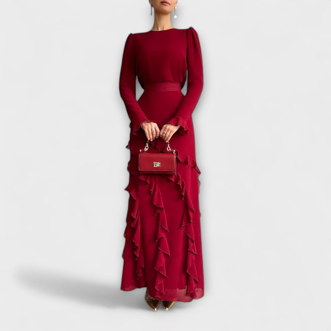 Marini | Abito lungo con dettagli eleganti
