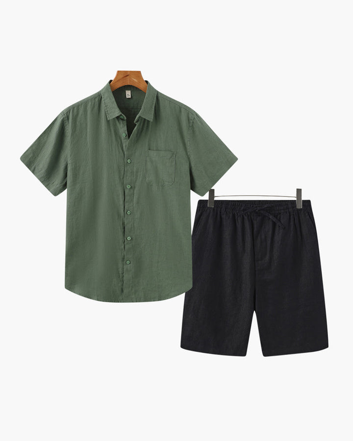 Marini | Shorts in lino eleganti da uomo