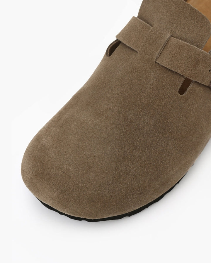 Marini | Raffinati zoccoli in suede eleganti