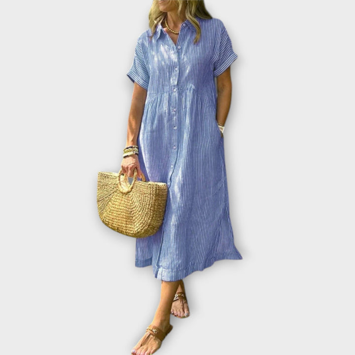 Marini | Abito a righe elegante da donna