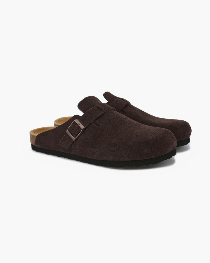 Marini | Raffinati zoccoli in suede eleganti