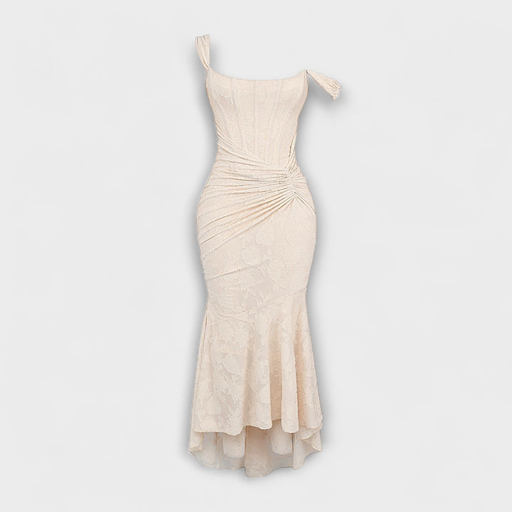 Marini | Abito lungo con corsetto elegante