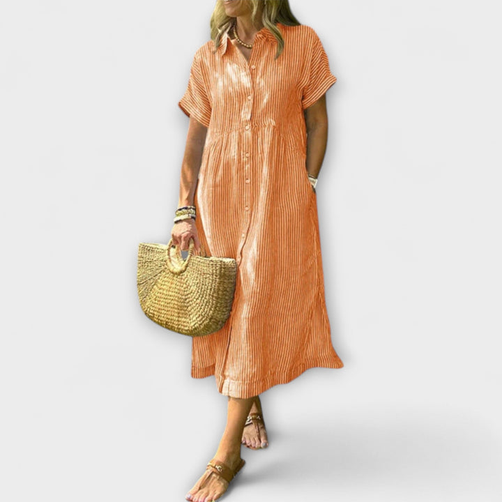 Marini | Abito a righe elegante da donna
