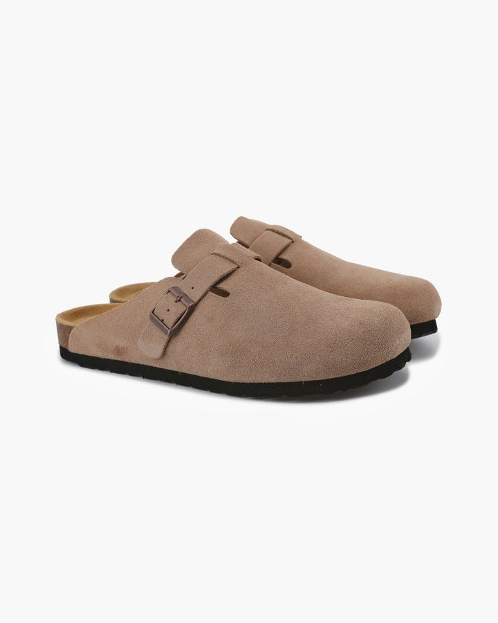 Marini | Raffinati zoccoli in suede eleganti
