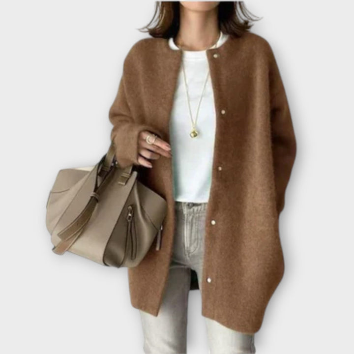 Marini | Raffinato cardigan in maglia da donna