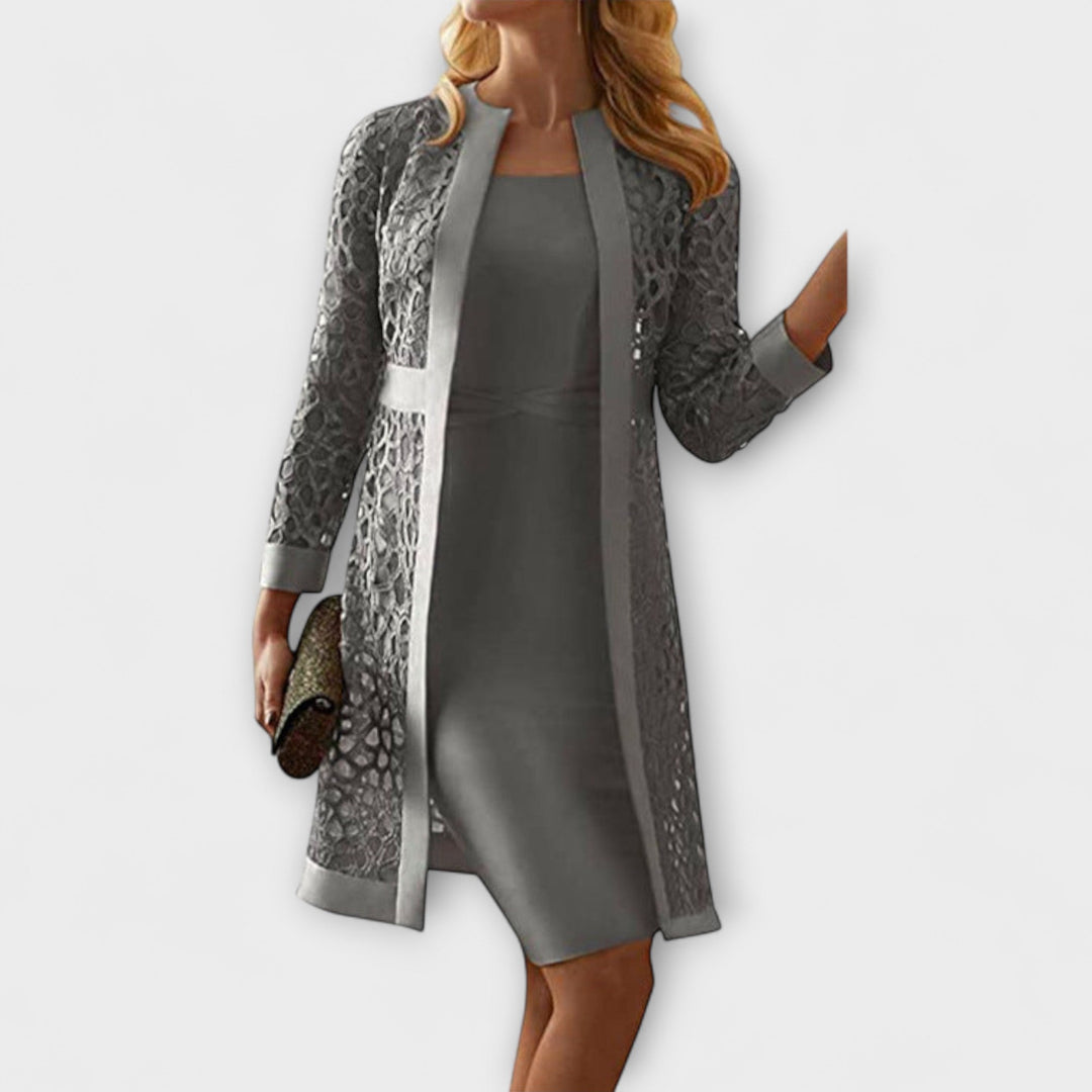 Marini | Raffinato abito in pizzo da donna