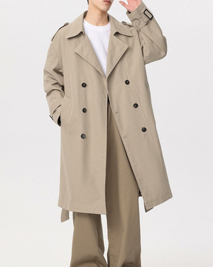 Marini | Trench coat classico doppiopetto