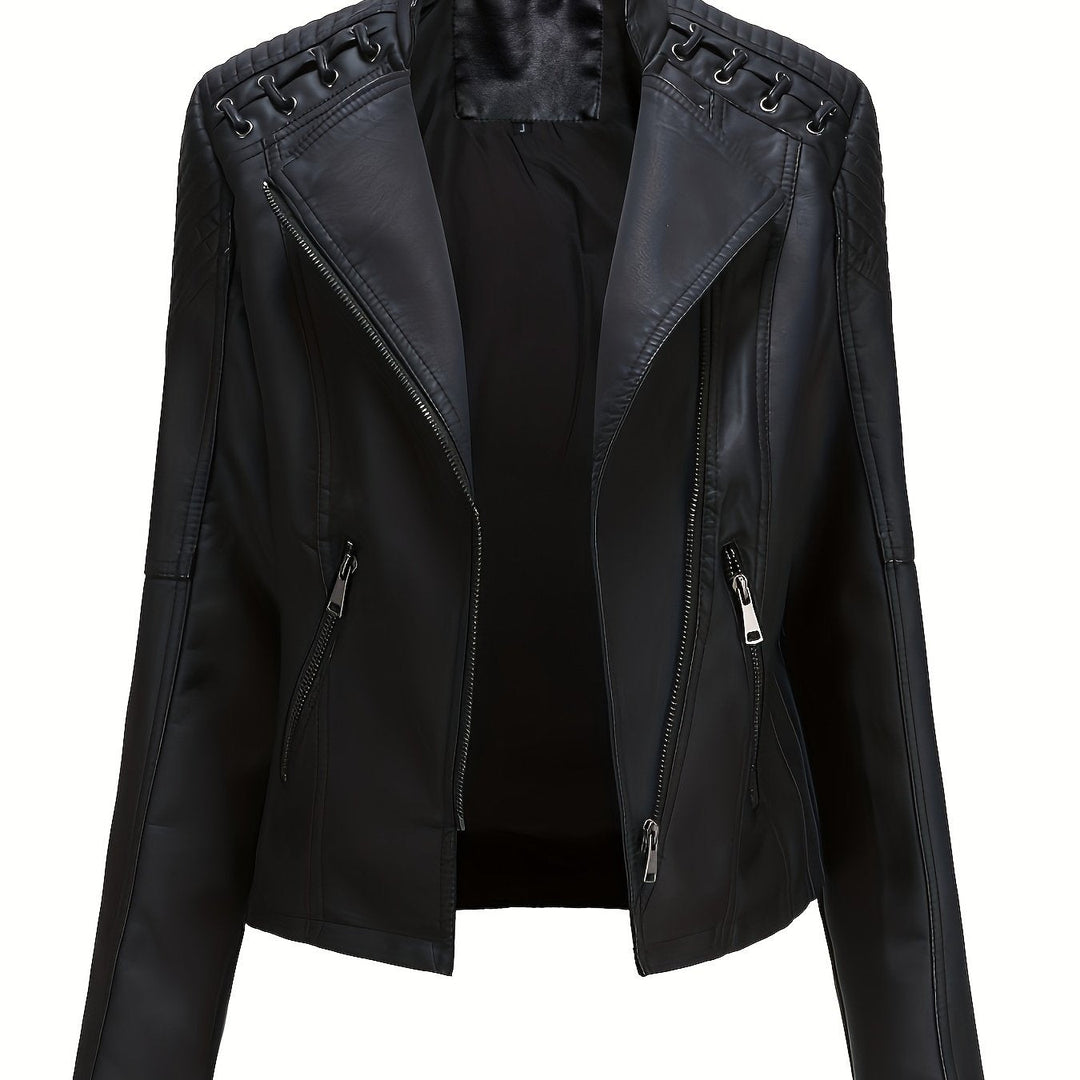 Marini | Giacca biker rosa slim fit