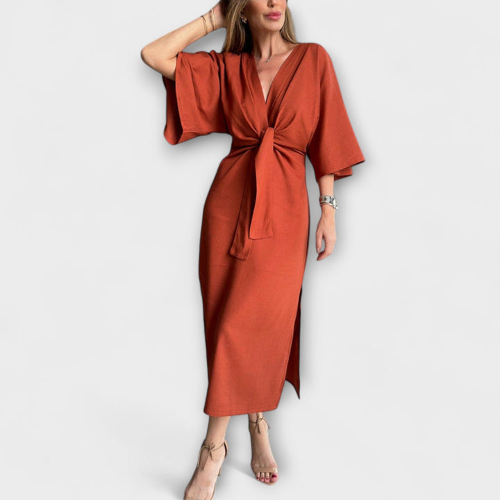 Marini | Abito casual con scollatura a V