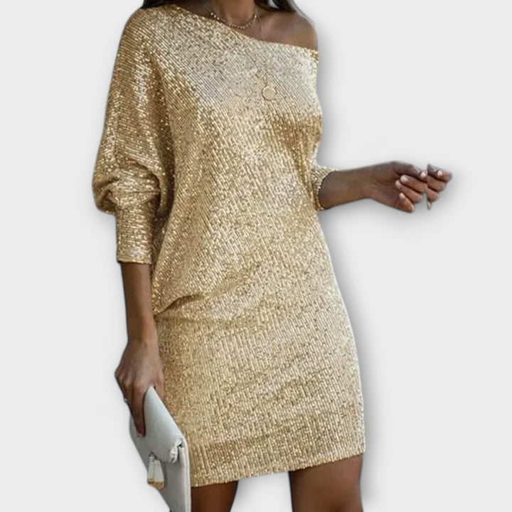 Marini | Abito da festa con paillettes