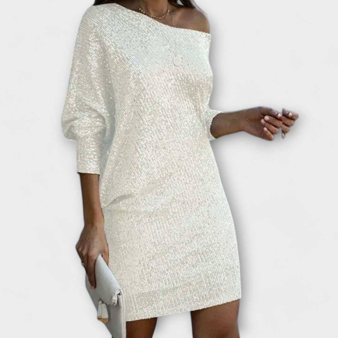 Marini | Abito da festa con paillettes