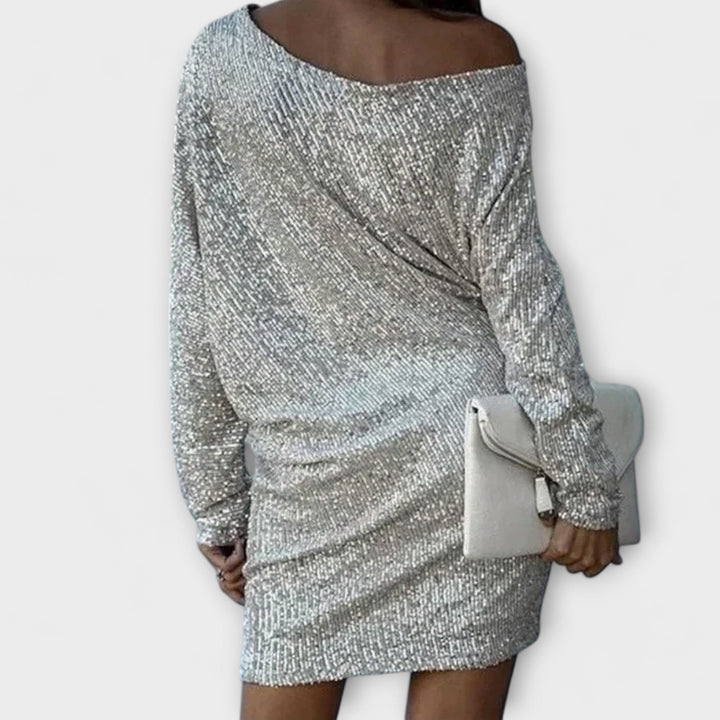 Marini | Abito da festa con paillettes