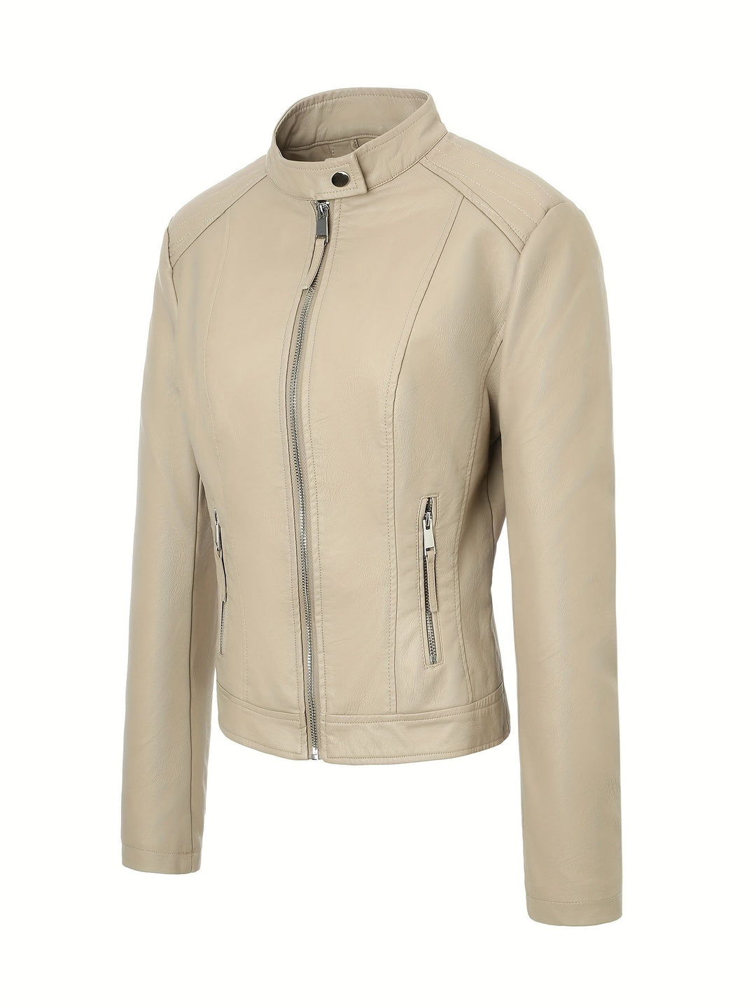 Marini | Giacca moto elegante in pelle