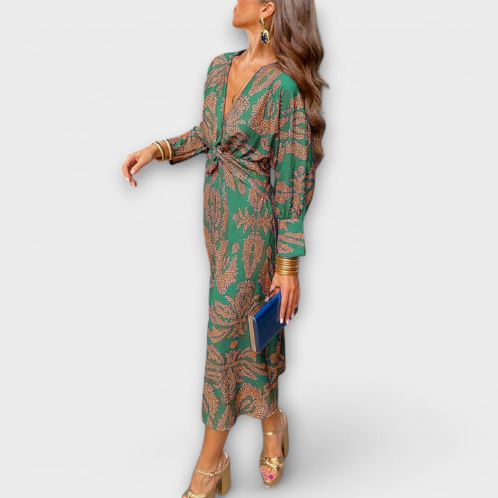Marini | Abito elegante con maniche lunghe