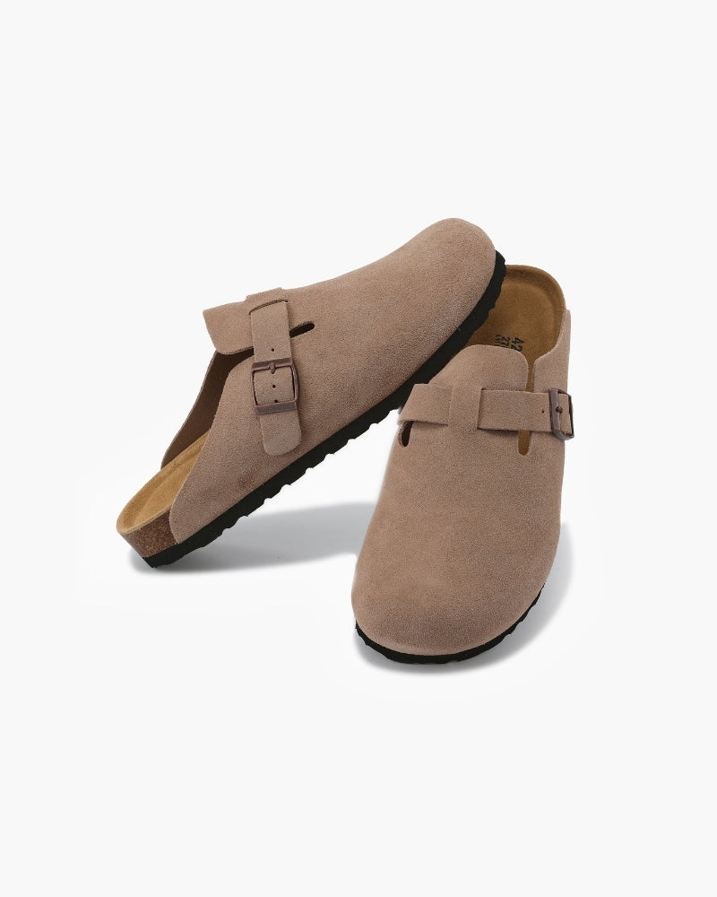 Marini | Raffinati zoccoli in suede eleganti