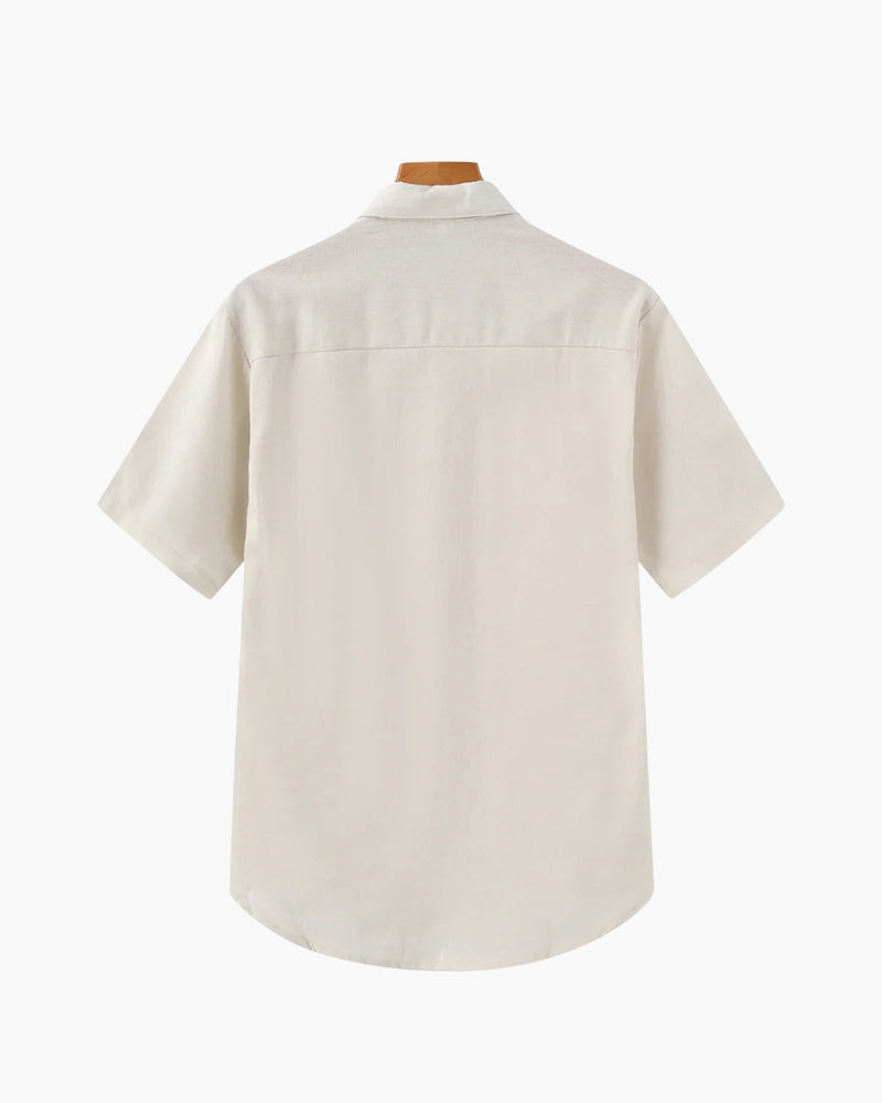 Marini | Raffinato polo in lino da uomo