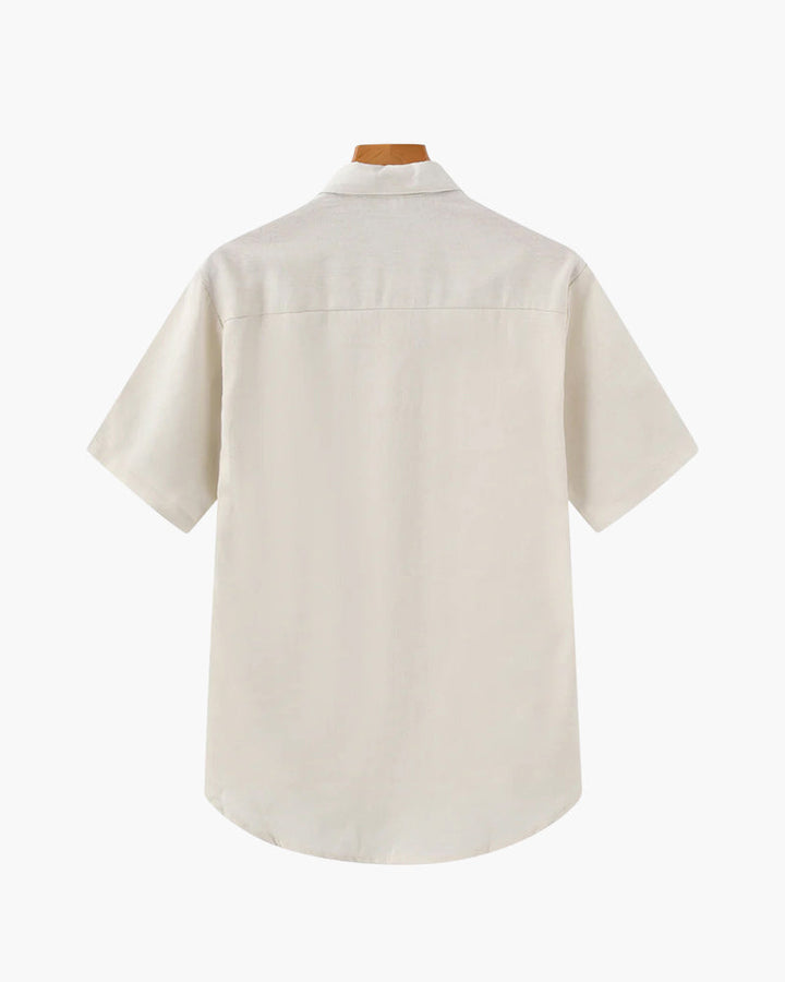 Marini | Raffinato polo in lino da uomo