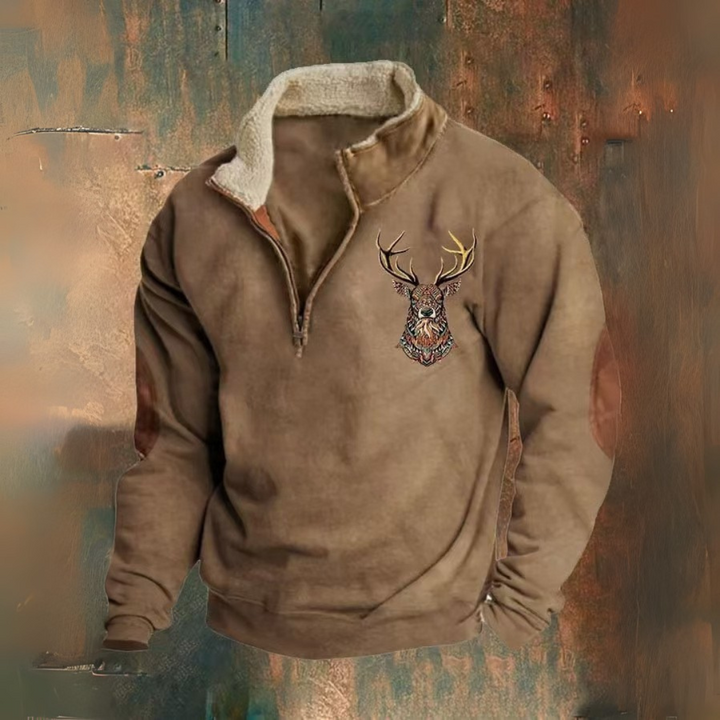 Laurent | Maglione con mezza zip