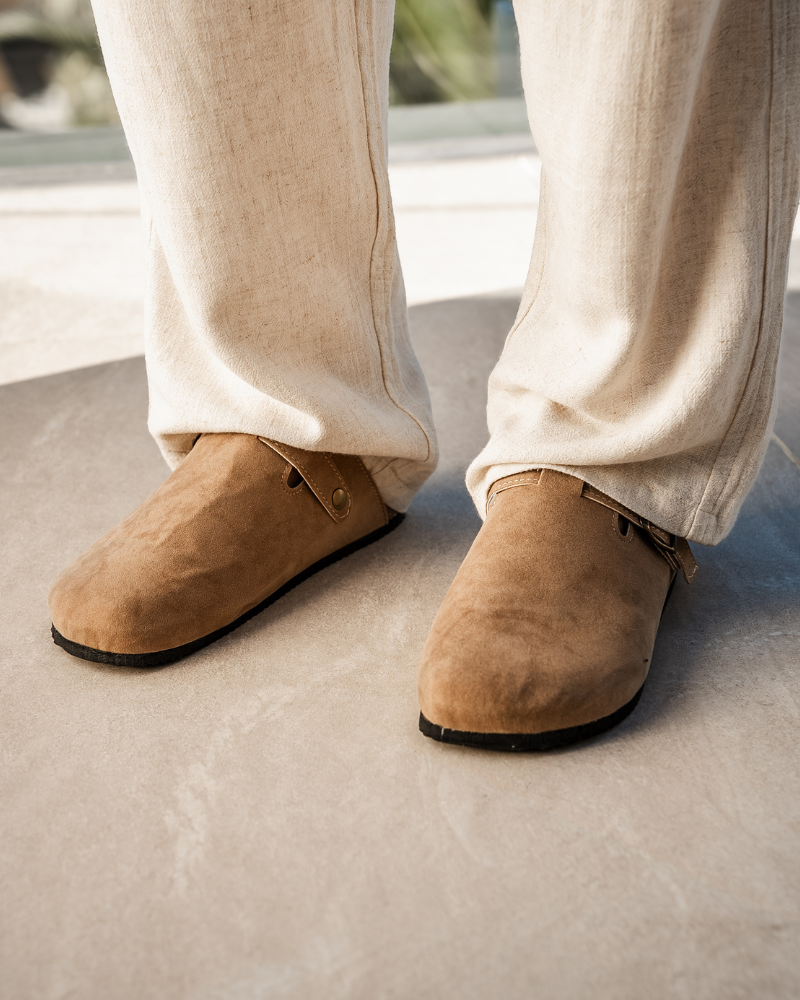 Marini | Raffinati zoccoli in suede eleganti