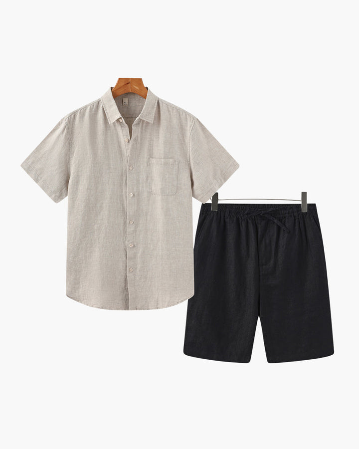 Marini | Shorts in lino eleganti da uomo