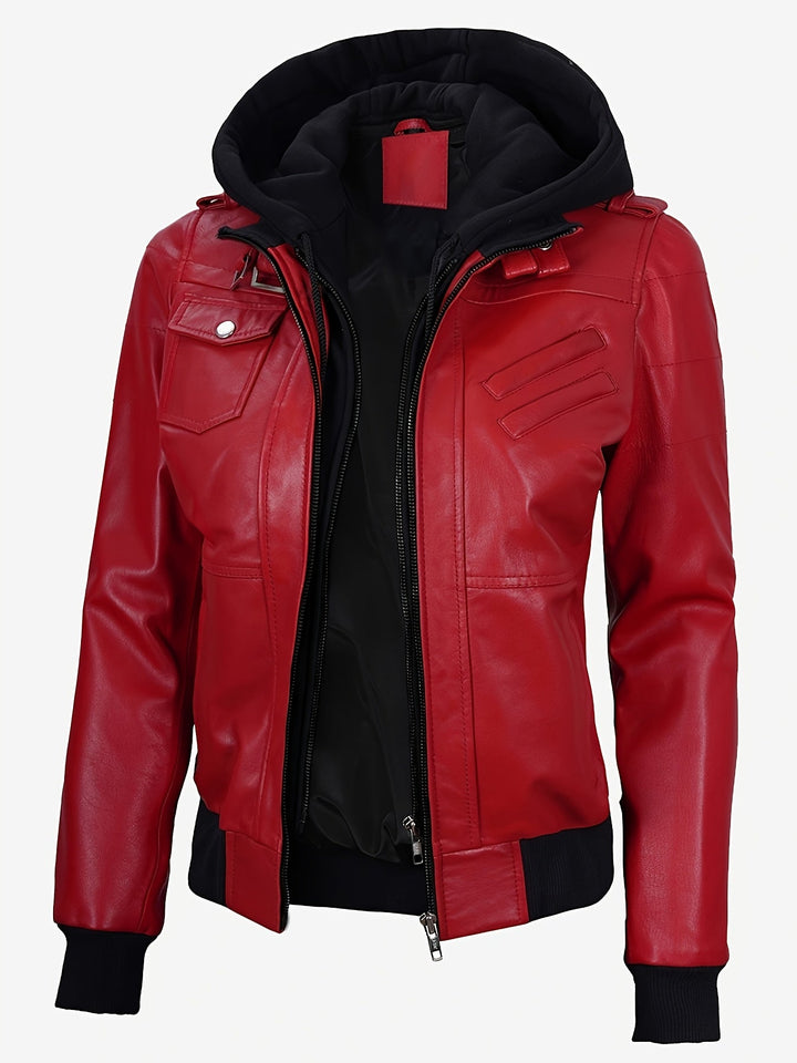 Marini | Elegante giacca in PU da donna