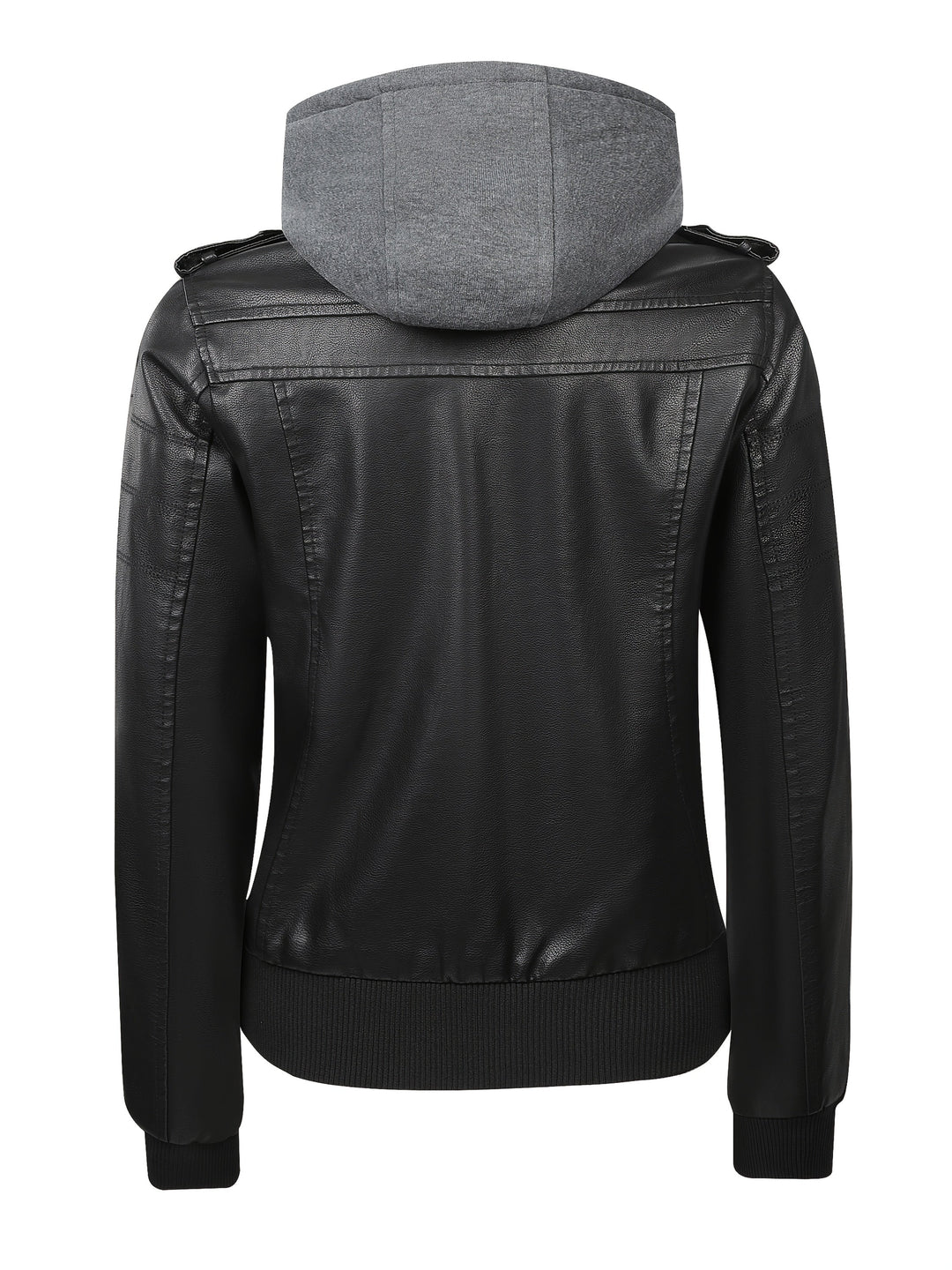 Marini | Giacca in pelle nera elegante