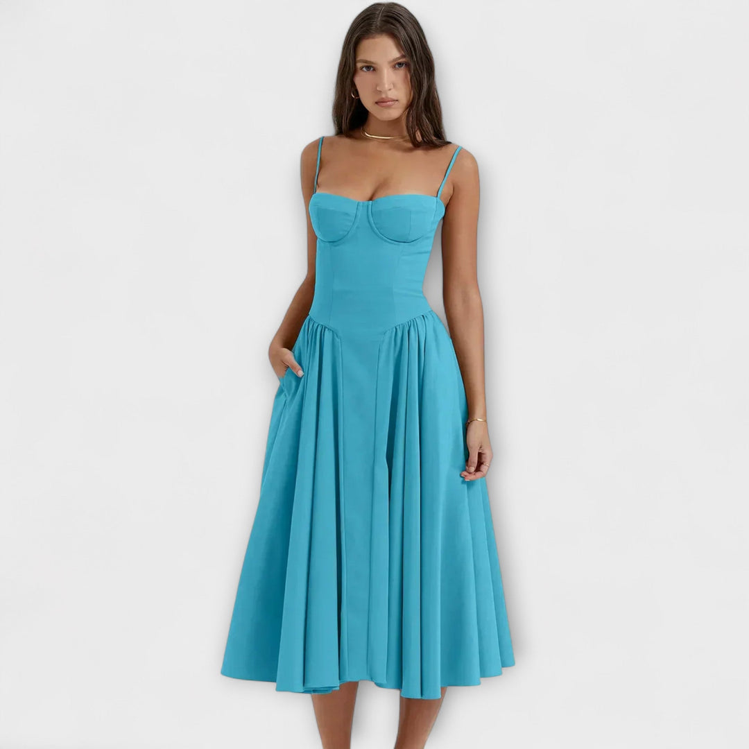 Marini | Raffinato abito corsetto da donna
