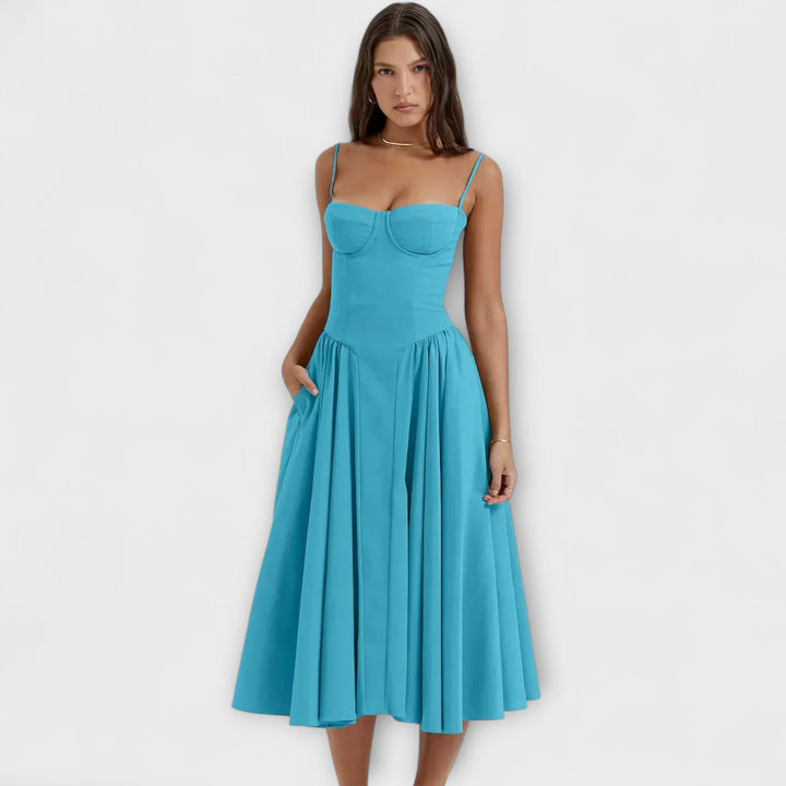 Marini | Raffinato abito corsetto da donna