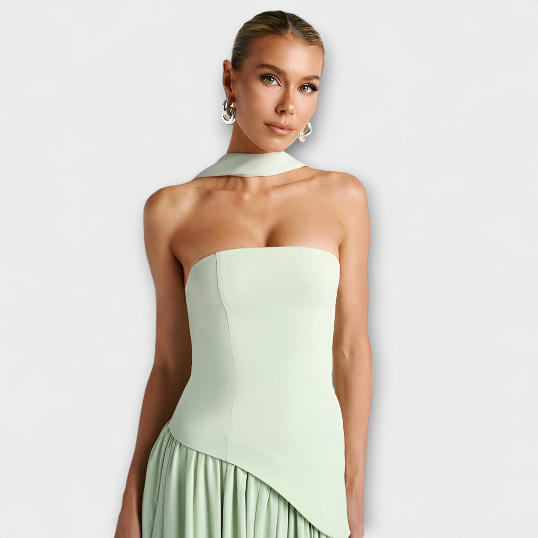 Marini | Raffinato maxidress estivo da donna
