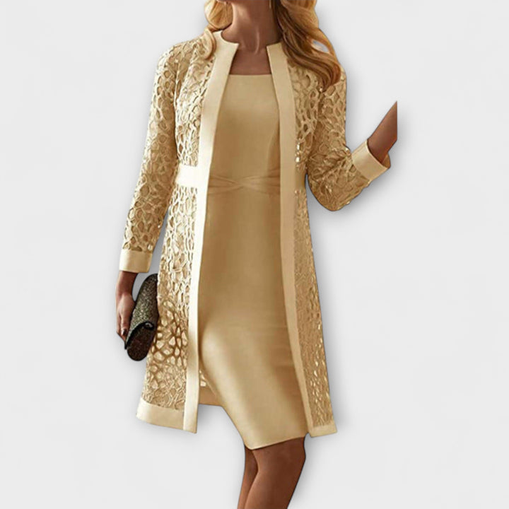 Marini | Raffinato abito in pizzo da donna