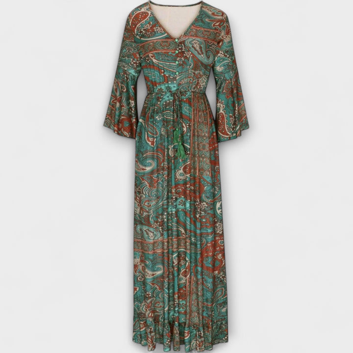 Marini | Abito elegante con stampa vivace