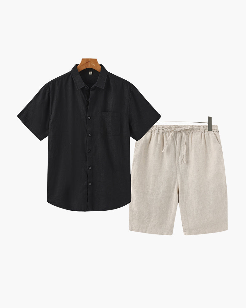 Marini | Shorts in lino eleganti da uomo