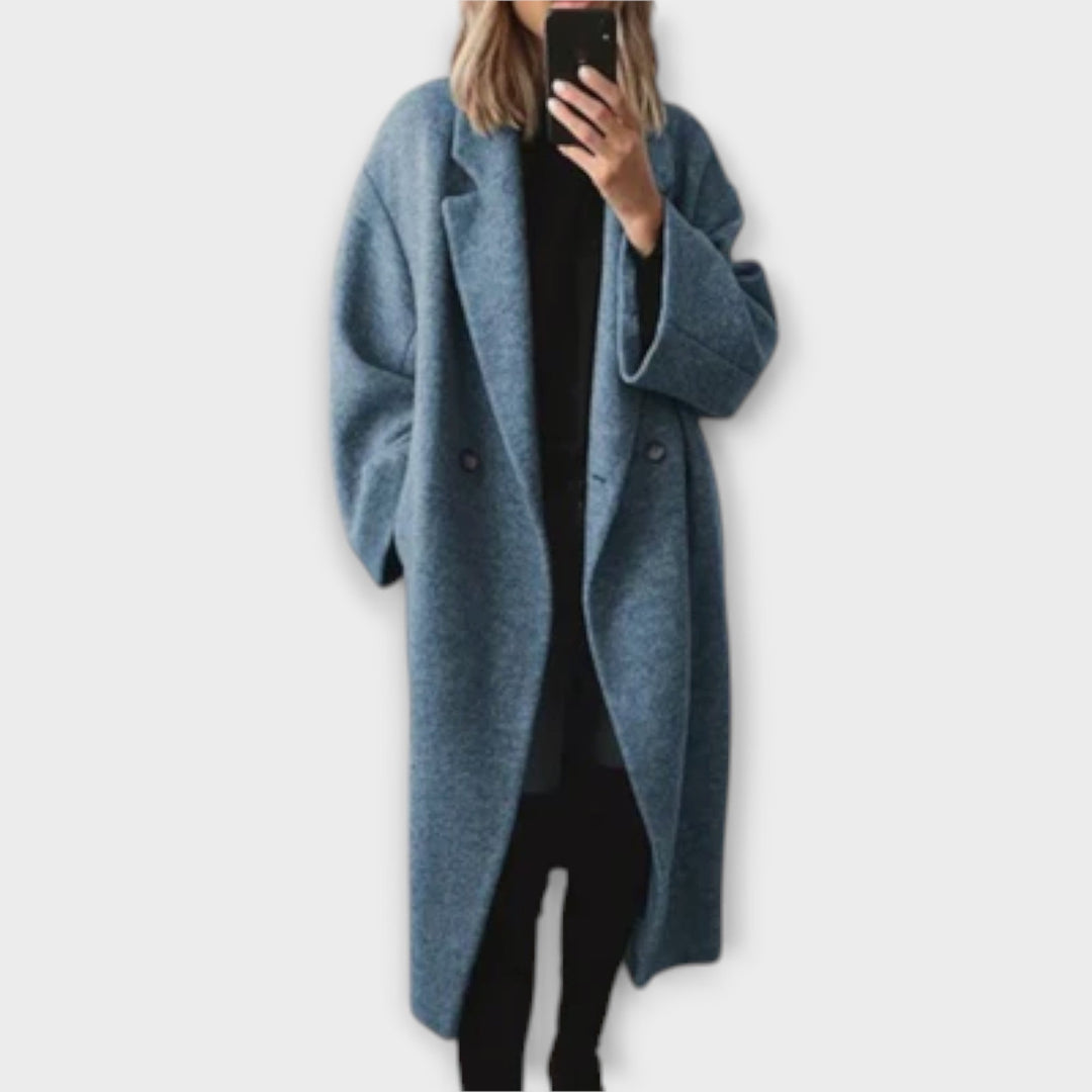 Marini | Raffinato cappotto lungo da donna