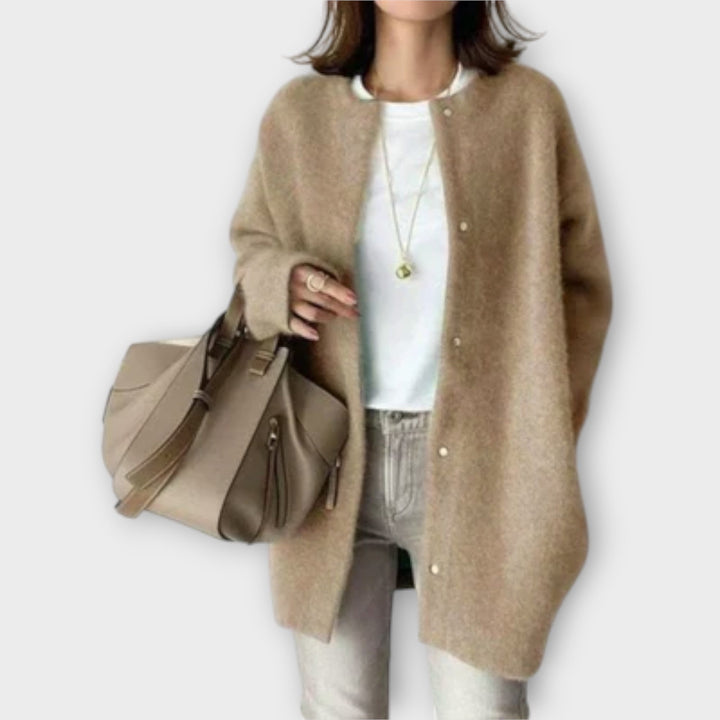 Marini | Raffinato cardigan in maglia da donna