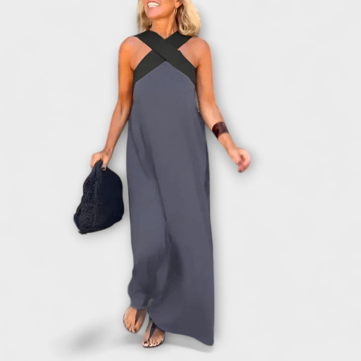 Marini | Raffinato abito crossover da donna