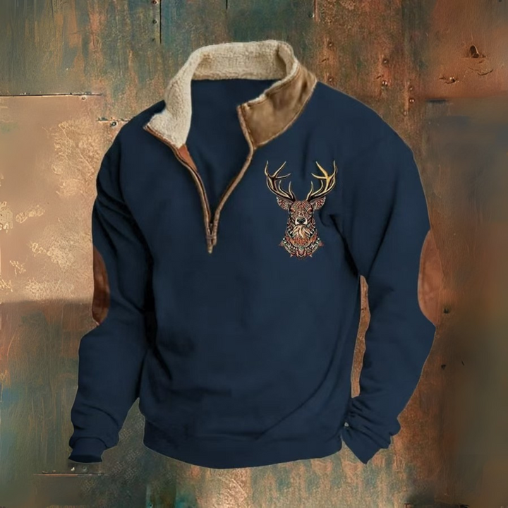 Laurent | Maglione con mezza zip