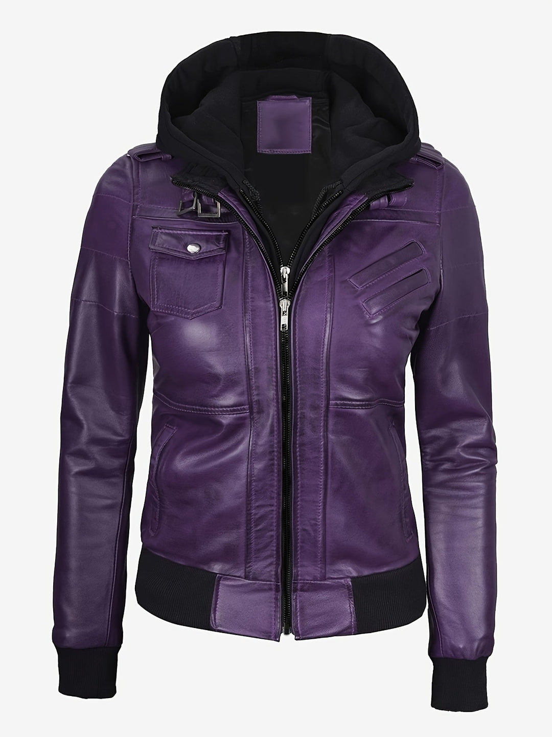 Marini | Elegante giacca in PU da donna