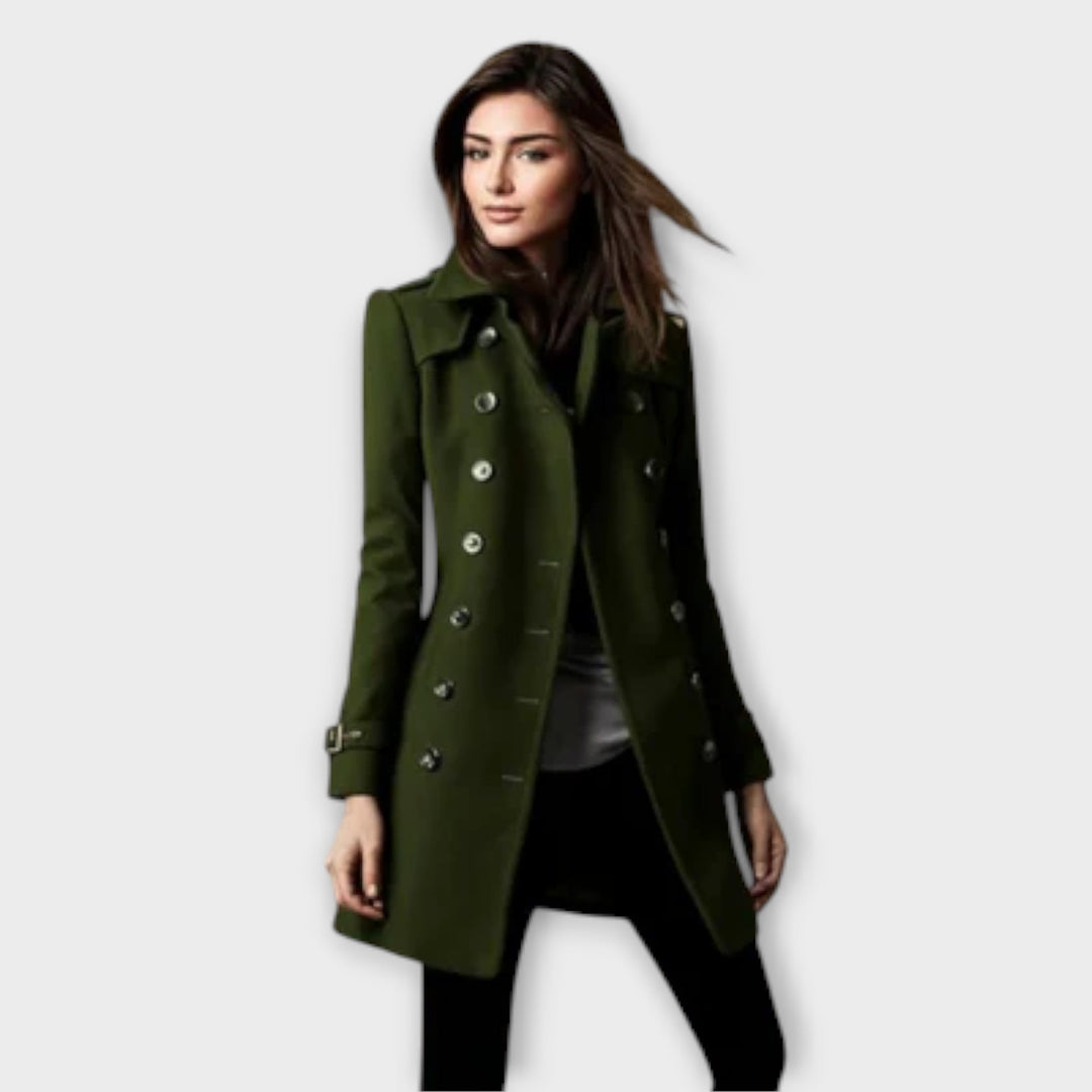 Marini | Trench coat doppiopetto elegante